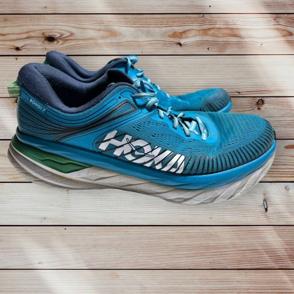 Hoka Bondi 7 Size 10 Blue